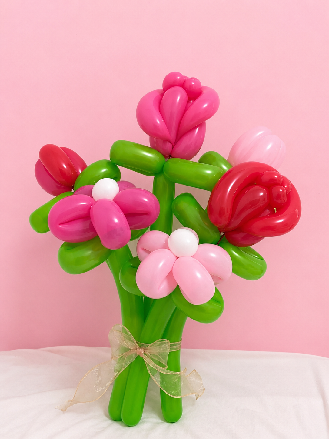 Bouquet(pink)のホテル客室バルーン装飾